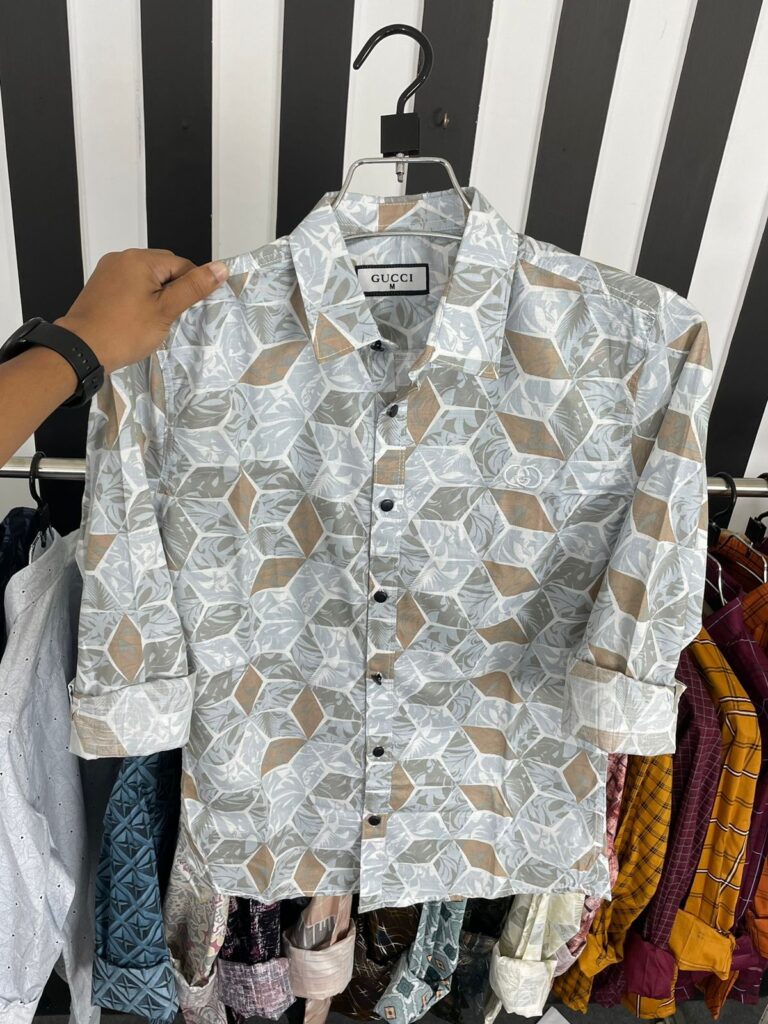 Print Shirt - Brown