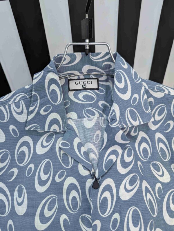 Cuban Collar Summer Print Shirt - 08 - Image 2