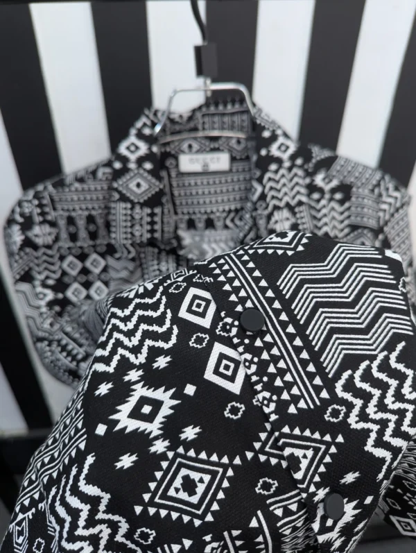 Cuban Collar Summer Print Shirt - 03 - Image 2