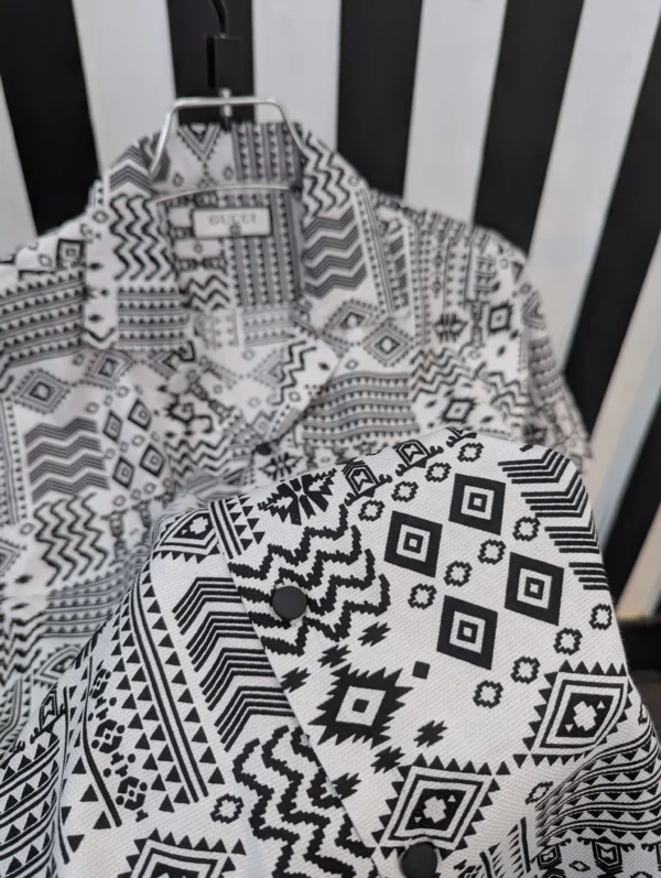 Cuban Collar Summer Print Shirt - 10 - Image 3