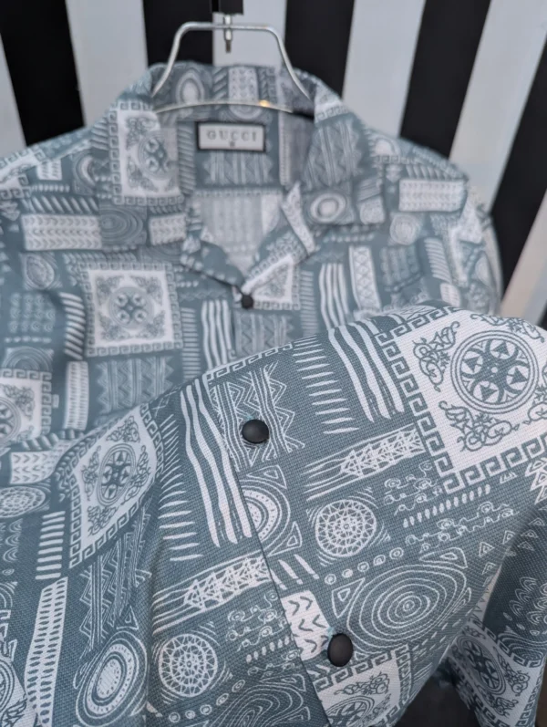 Cuban Collar Summer Print Shirt - 01 - Image 3
