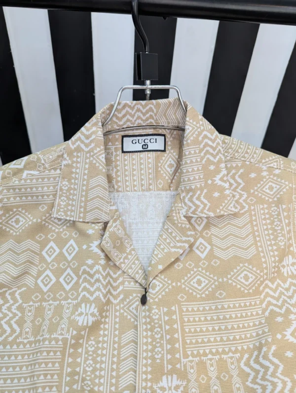 Cuban Collar Summer Print Shirt - 04 - Image 2